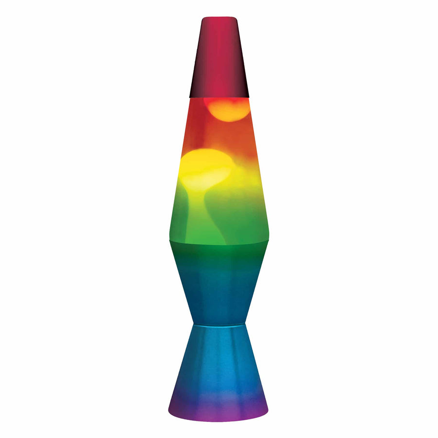 11.5″ LAVA LAMP RAINBOW – WHITE/TRICOLOR X5