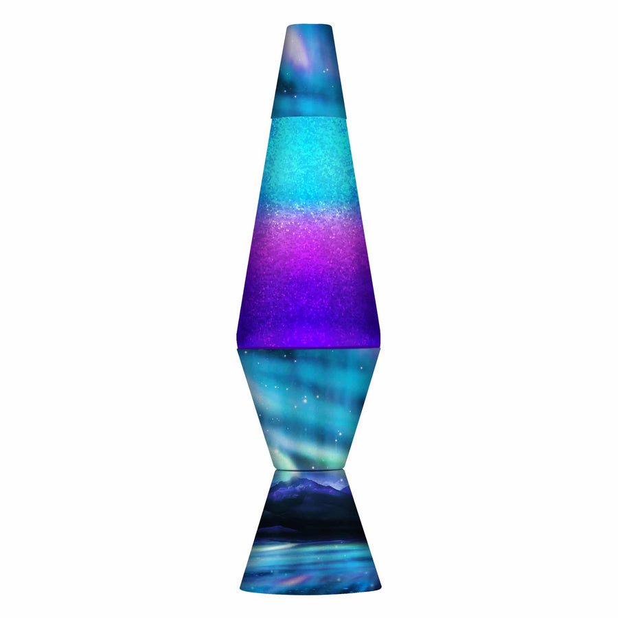 14.5″ LAVA LAMP COLORMAX NORTHERN LIGHTS – GLITTER T3