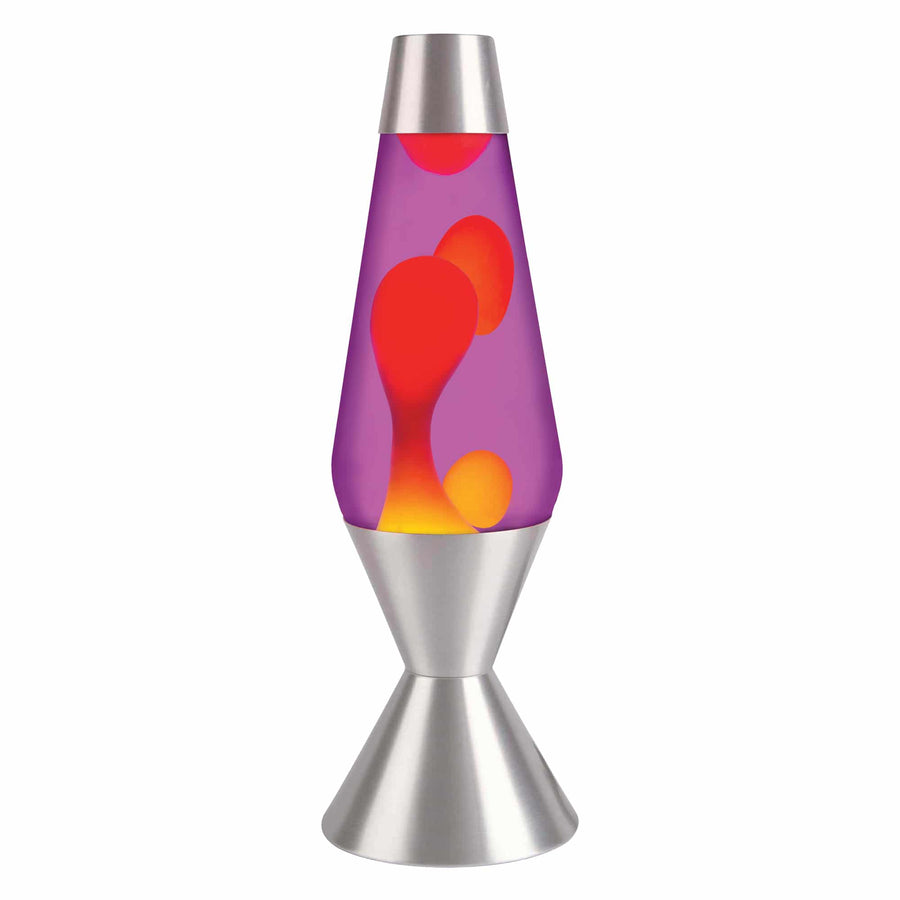 16.3″ LAVA LAMP – YELLOW/PURPLE/SILVER O9