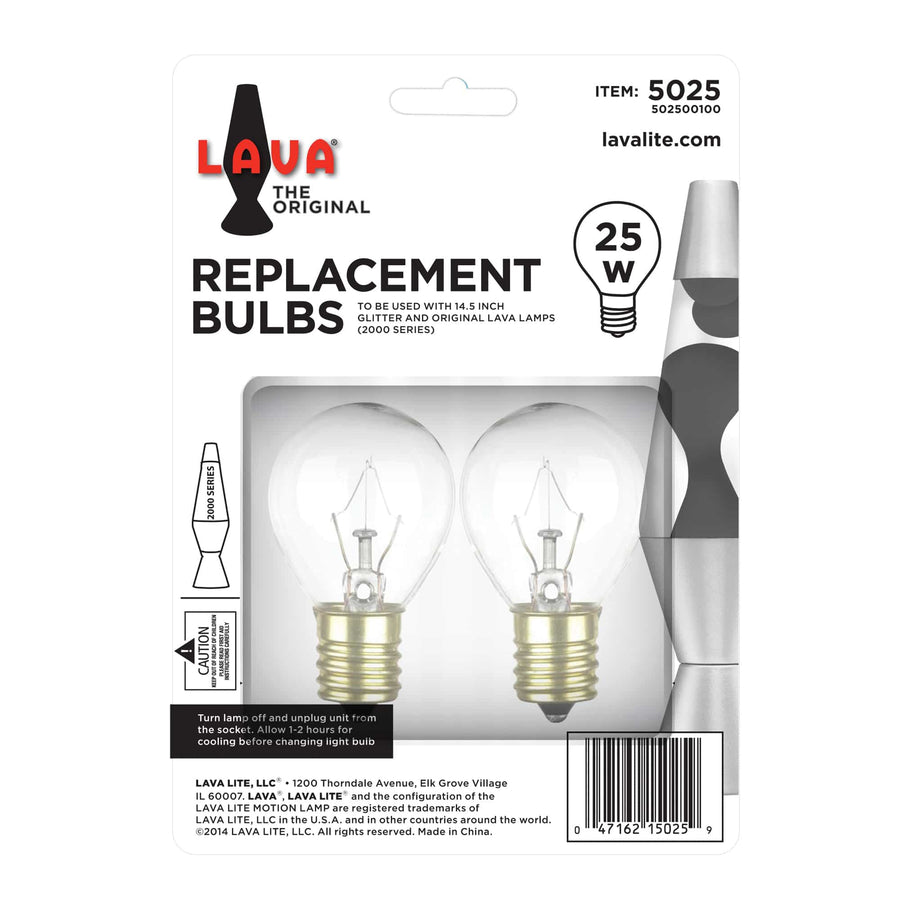 25W LAVA LAMP LIGHT BULB W/TRAY G8